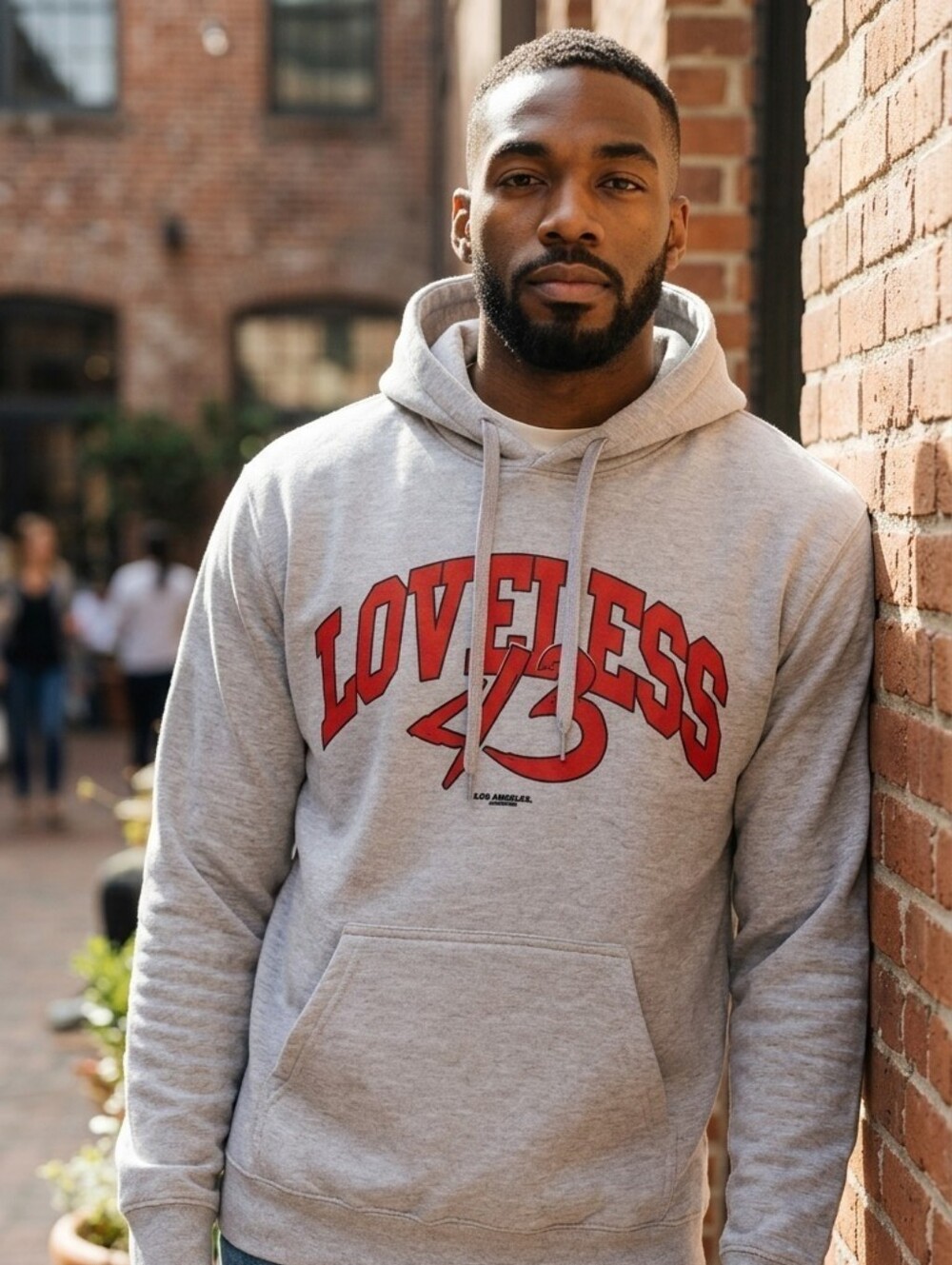 NWOT Loveless 43 Grey Hoodie Deadstock Rare One Of A Kind Men's Size Small